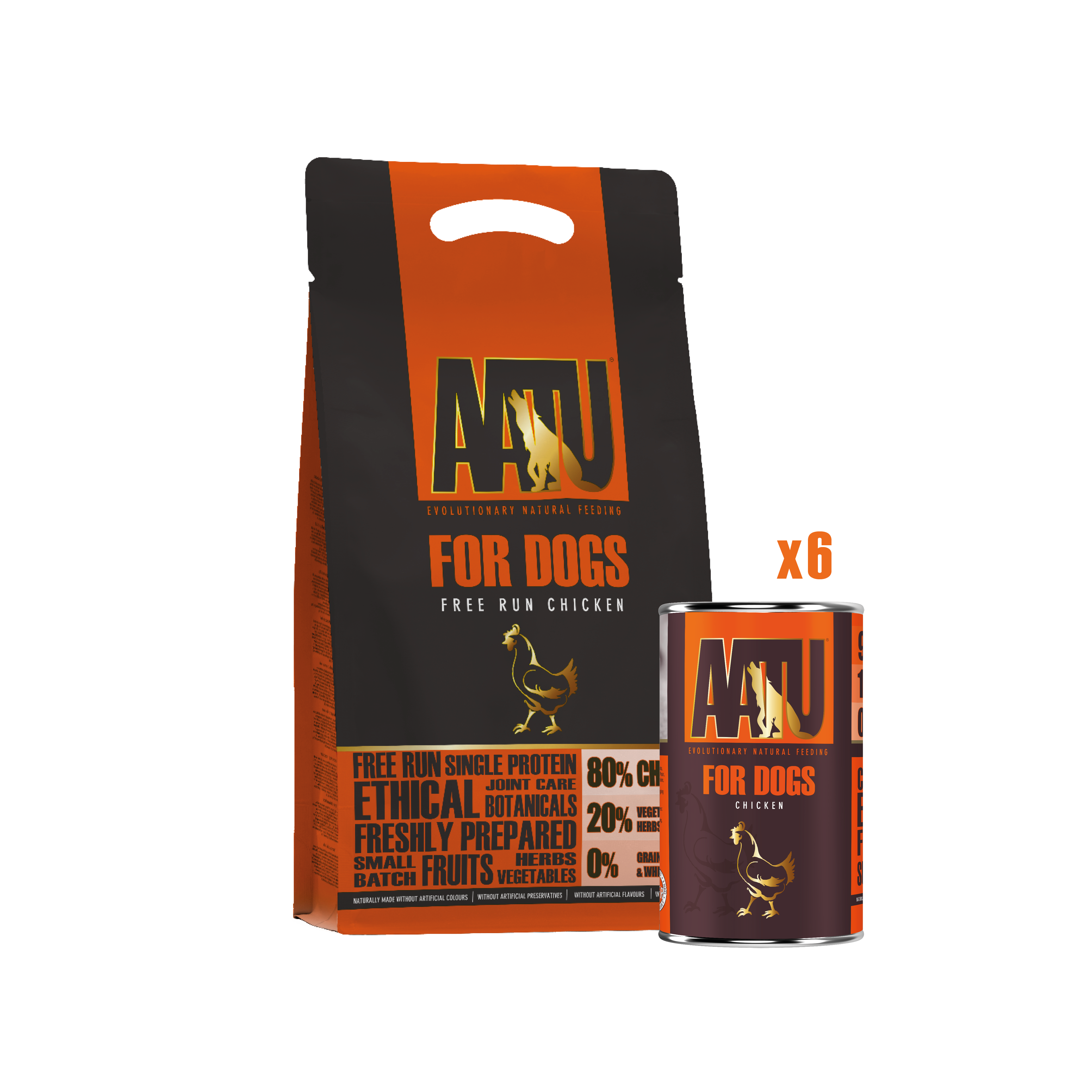 AATU Chicken Dry & Wet Dog Food Bundle