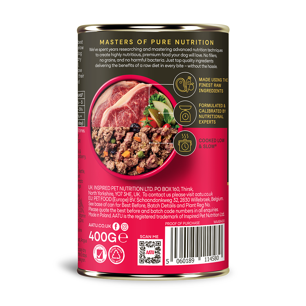 Angus Beef Wet Dog Food - Angus Beef Wet Dog Food