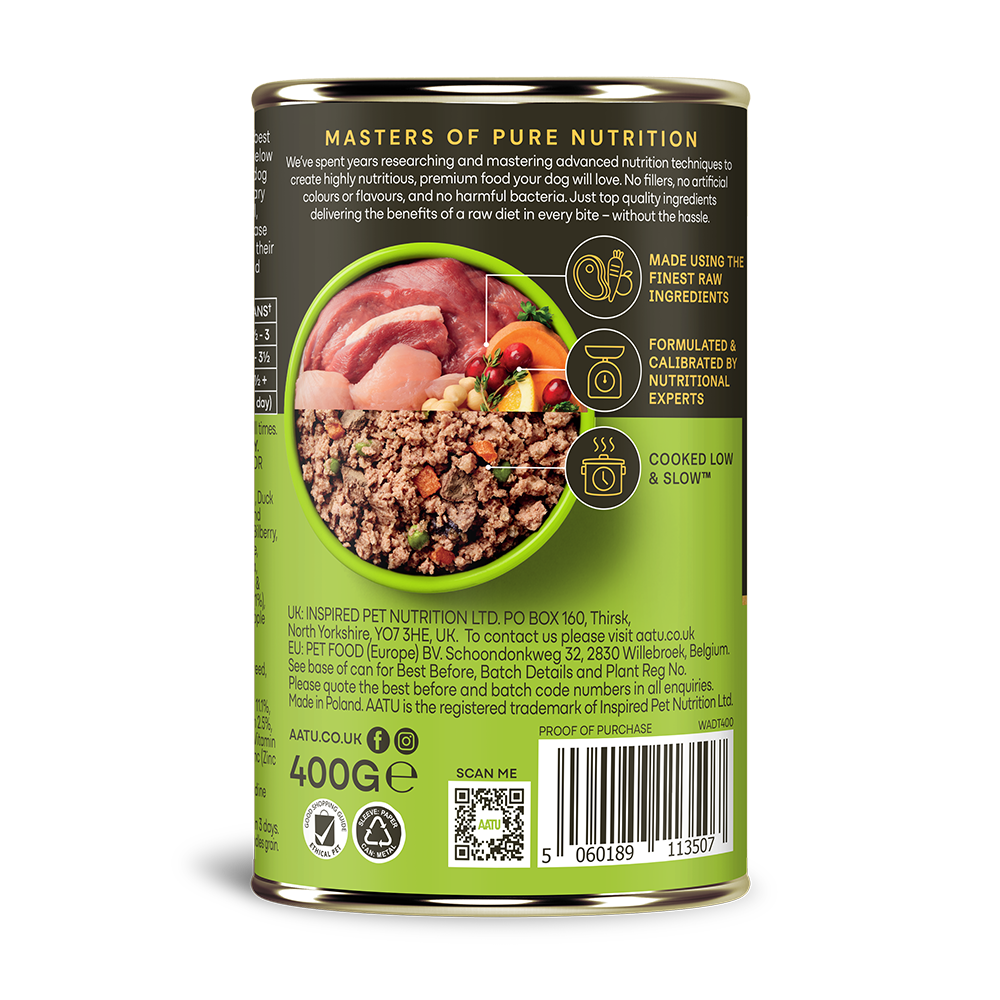 Duck & Turkey Wet Dog Food - Duck & Turkey Wet Dog Food