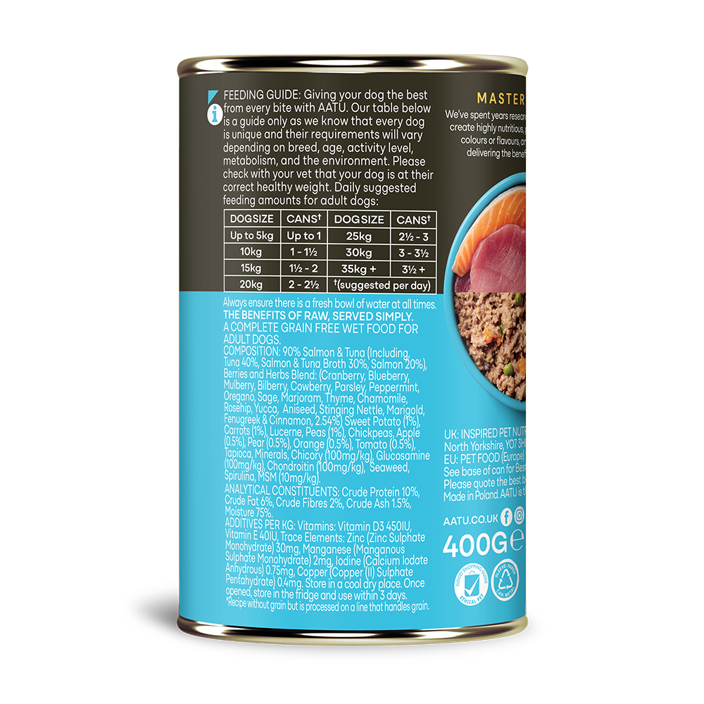 Tuna & Salmon Wet Dog Food
