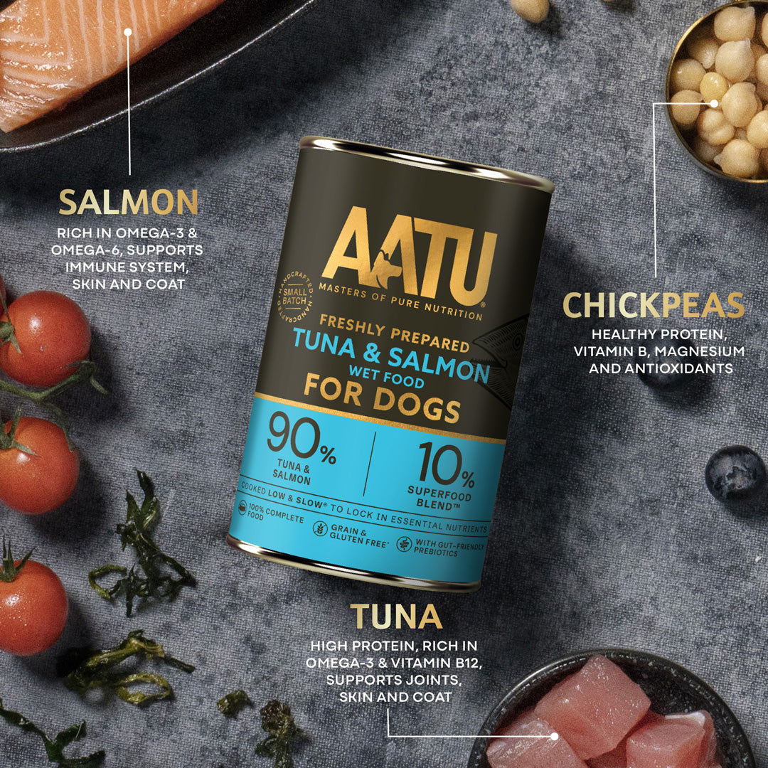 Tuna & Salmon Wet Dog Food - Tuna & Salmon Wet Dog Food