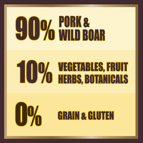 Pork & Wild Boar Wet Dog Food - short-dated stock