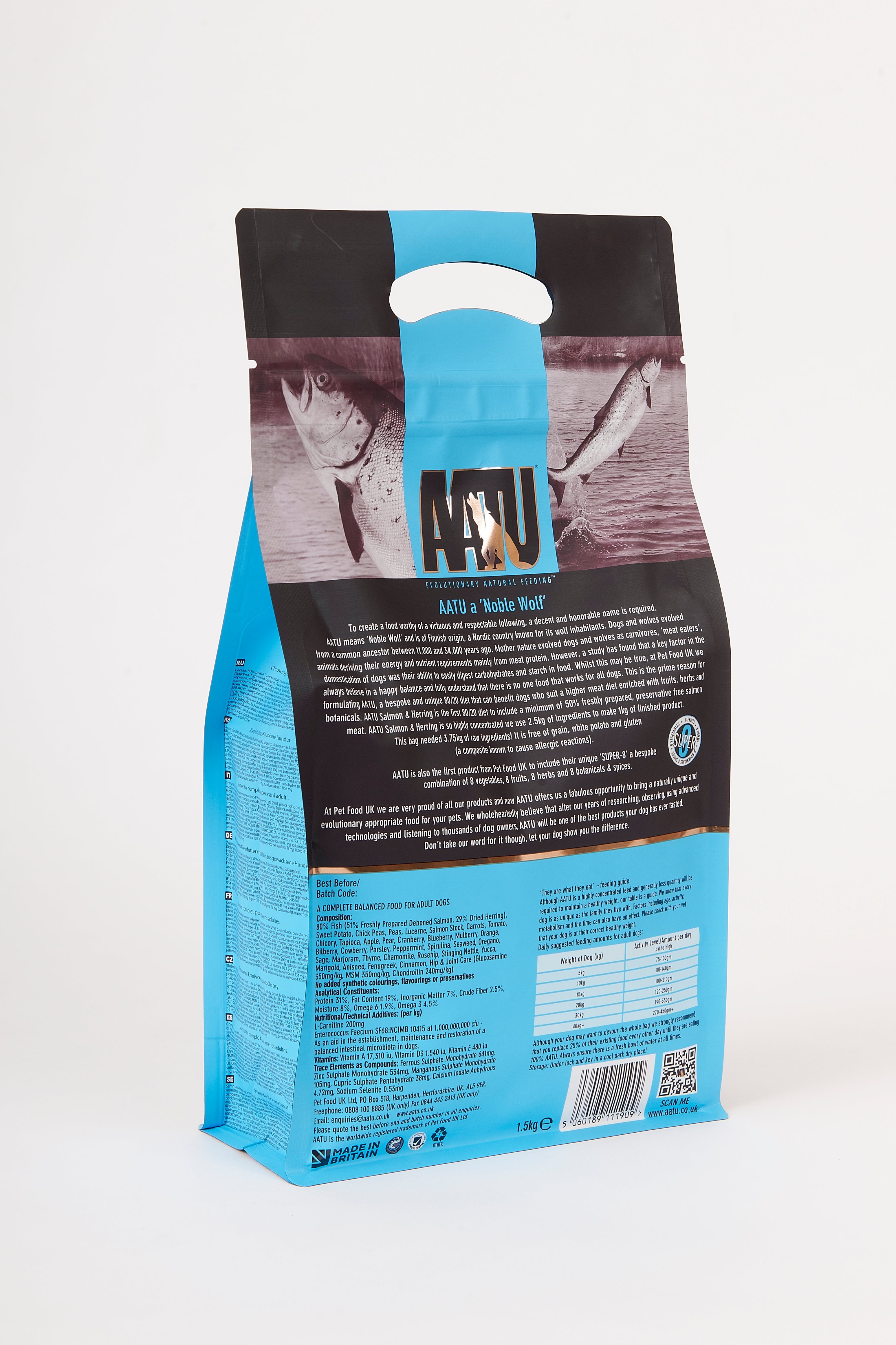 Salmon & Herring Dry Dog Food (short-dated stock) - Salmon & Herring Dry Dog Food (short-dated stock)