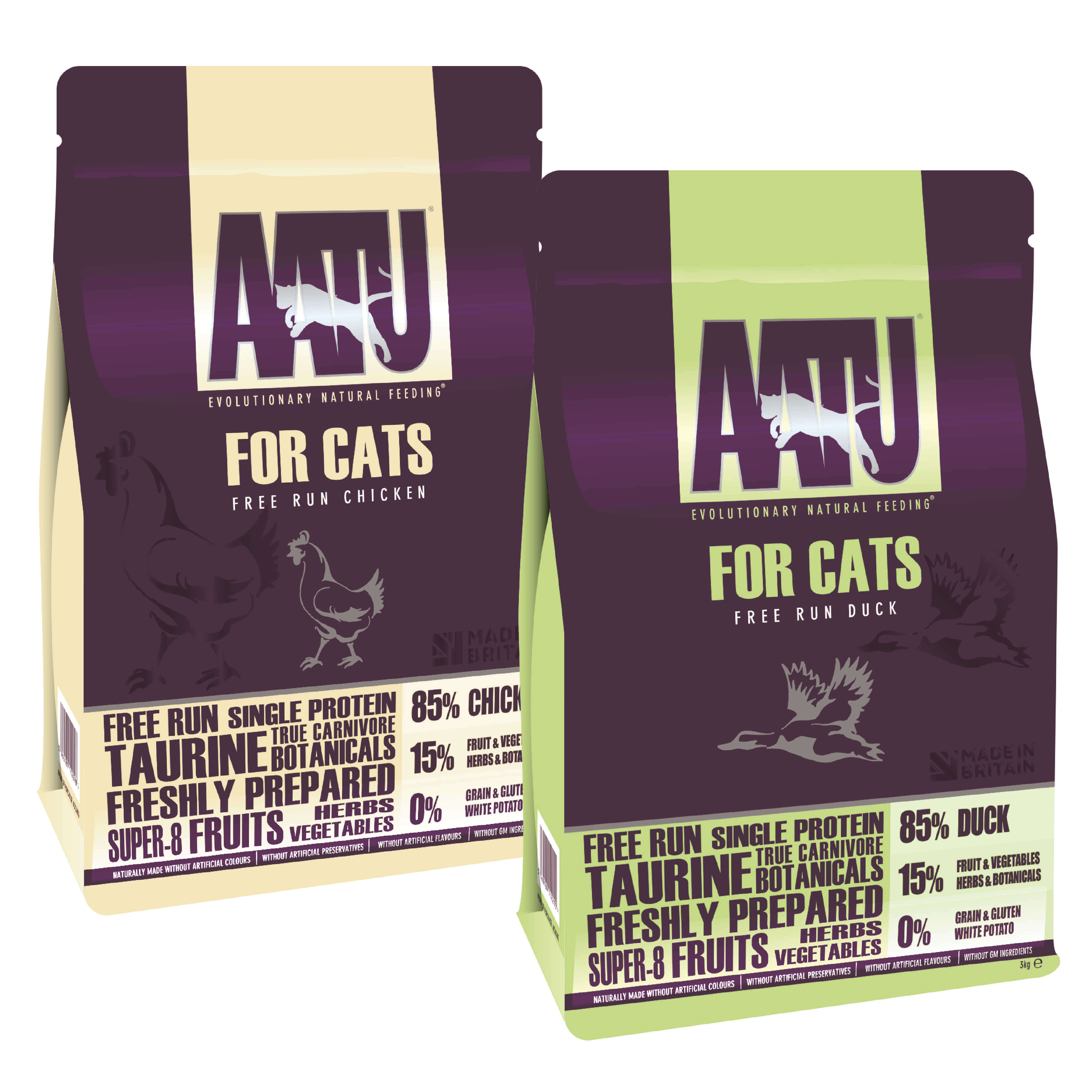 Chicken & Duck Dry Cat Food Bundle