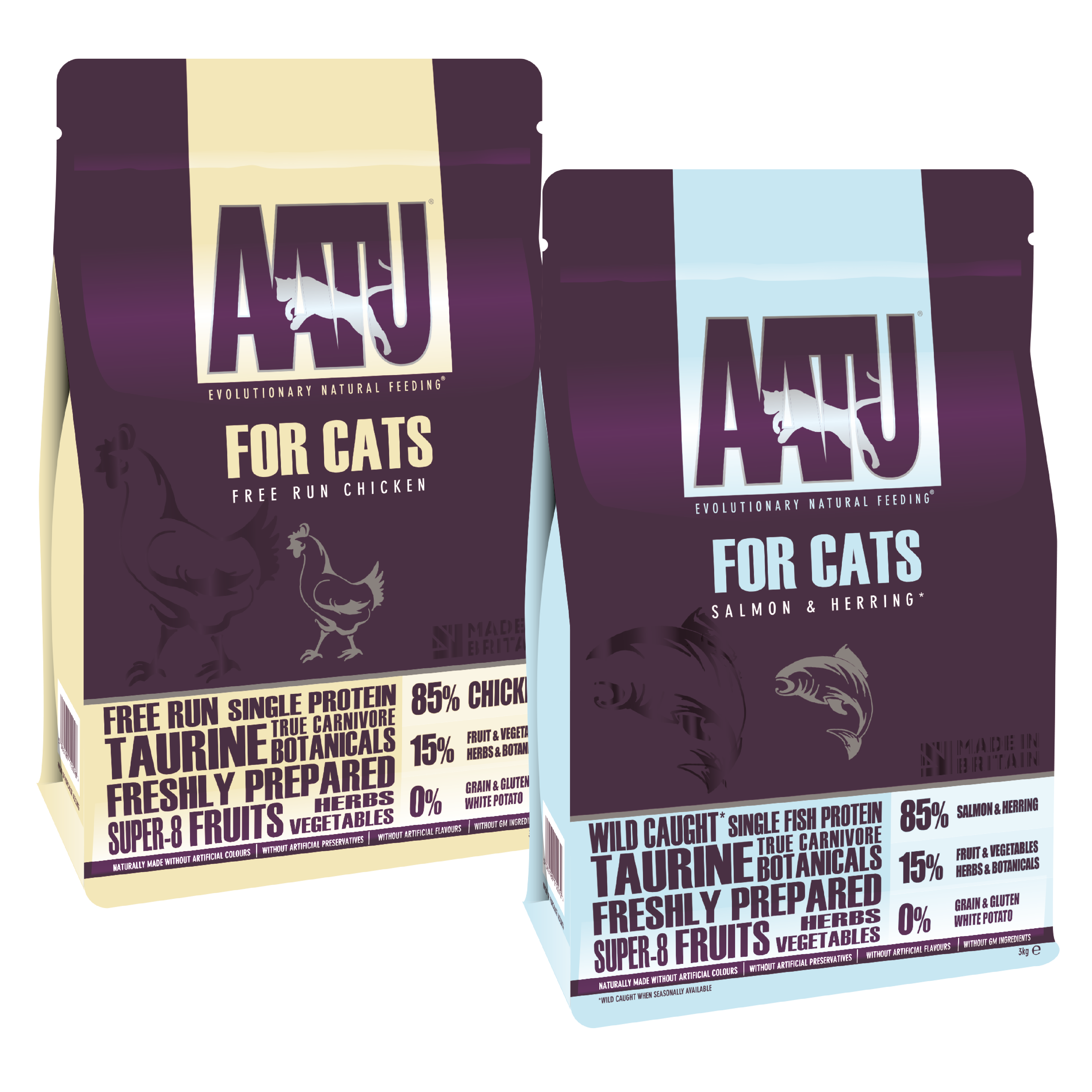 Chicken & Salmon Dry Cat Food Bundle